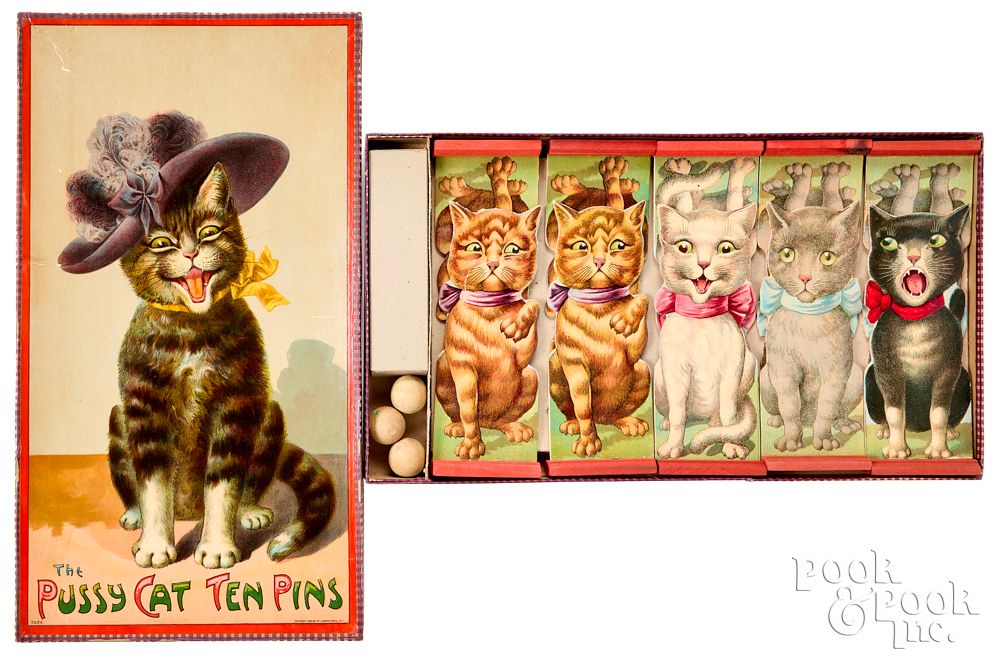 Appraisal: McLoughlin Bros Pussy Cat Ten Pins ca McLoughlin Bros Pussy