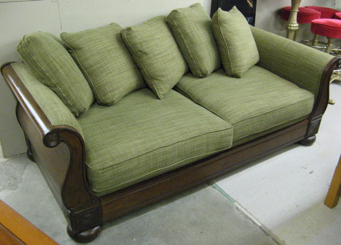 Appraisal: AN EMPIRE STYLE SOFA Alexvale Furniture a La-Z-Boy Company manufactured