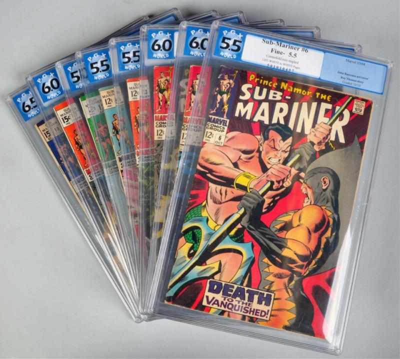 Appraisal: Lot of Sub-Mariner Silver Age Comic Books This lot includes