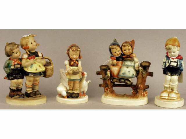 Appraisal: Collection of Hummel figurines including Be Patient Young Girls on