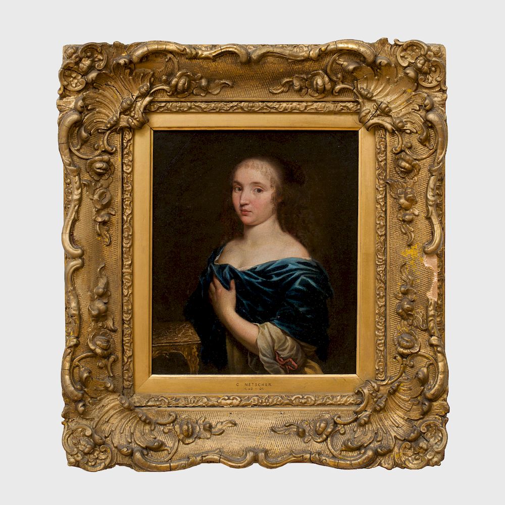 Appraisal: Manner of Caspar Netscher - Portrait of a Lady Oil