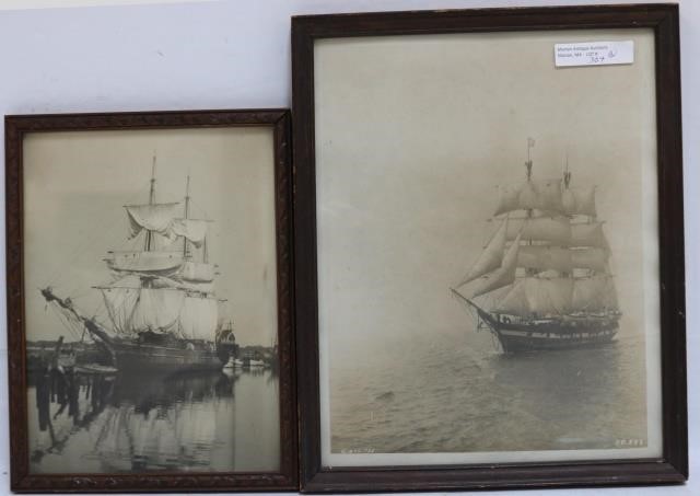 Appraisal: EARLY TH CENTURY FRAMED PHOTOGRAPHS RELATEDTO WHALING IN NEW BEDFORD