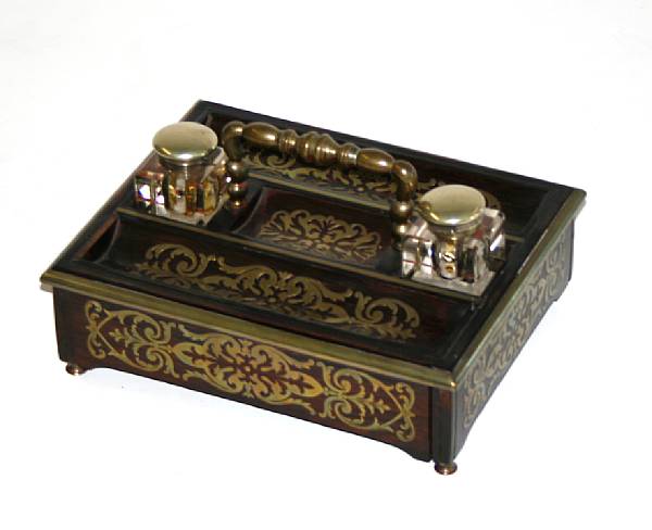 Appraisal: first quarter th century Fitted with drawer turned carrying handle