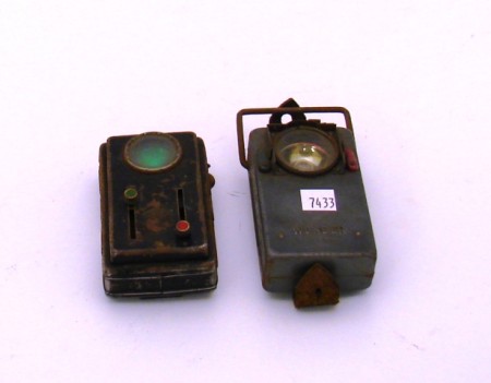 Appraisal: Lot consists of German WWII combat lights These lights were