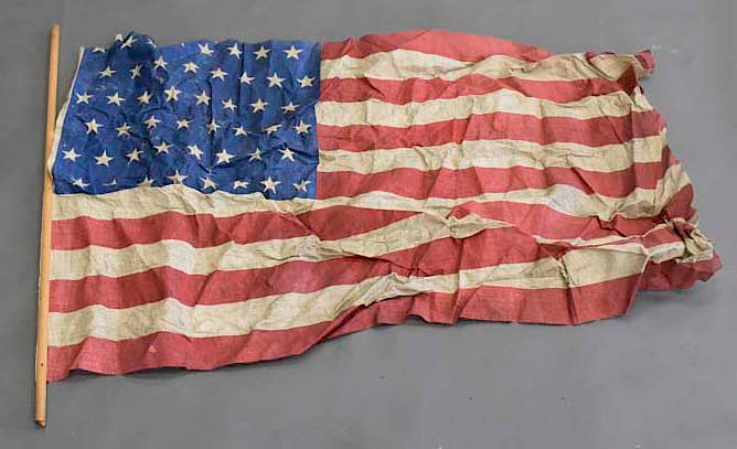 Appraisal: Early IOOF Star American Flag Early IOOF Star American Flag