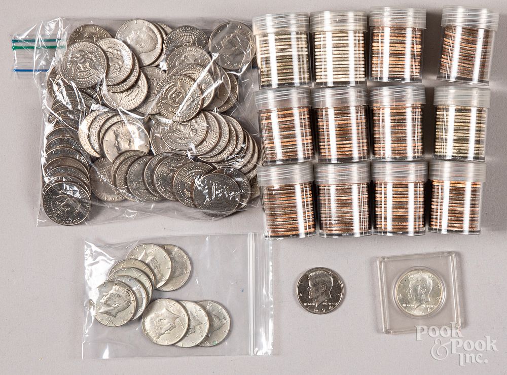 Appraisal: Kennedy half dollars Kennedy half dollars to include twenty-five forty-five