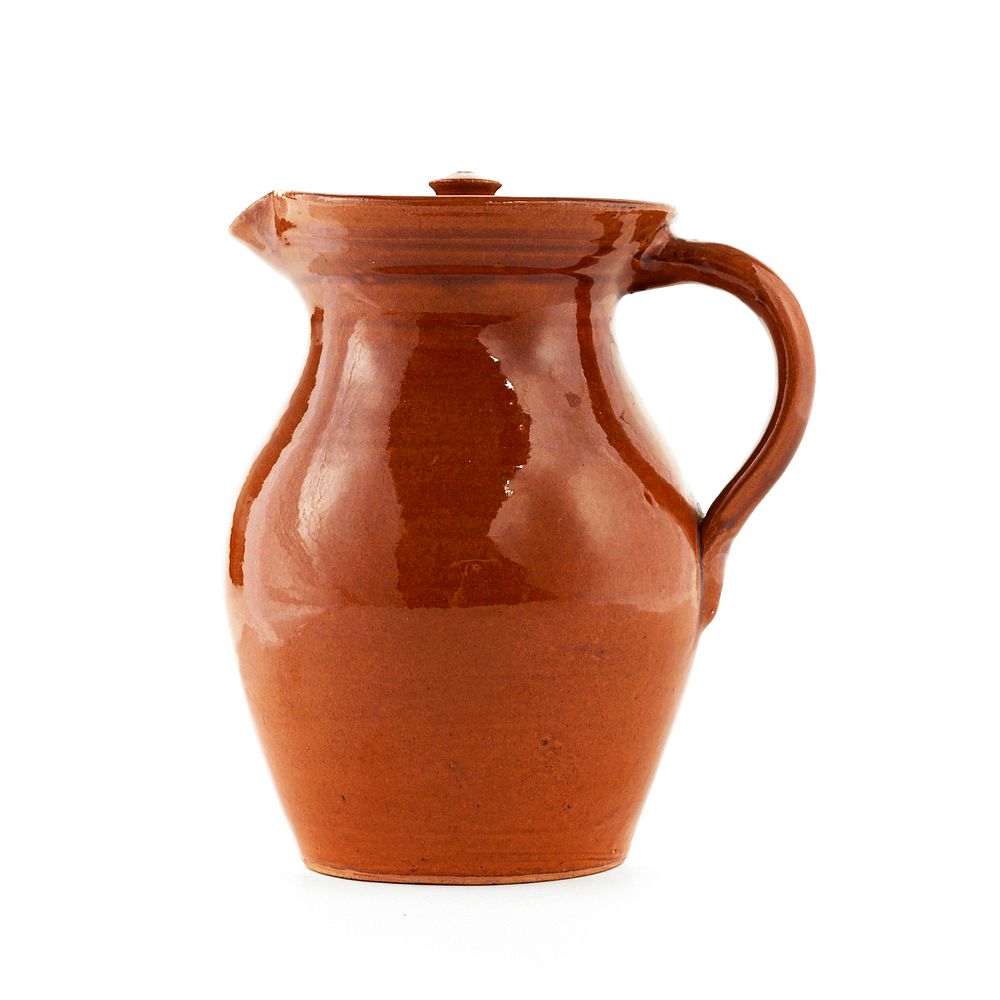 Appraisal: Evan Javan Brown North Carolina Art Pottery Pitcher Evan Javan