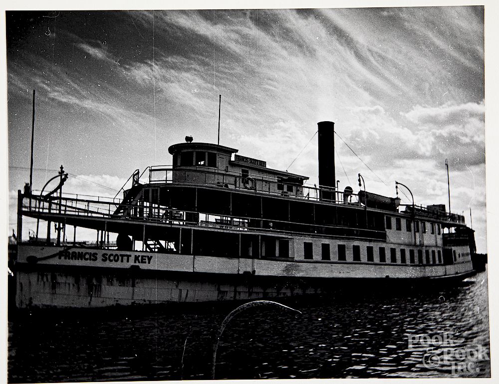 Appraisal: Three black and white ferry ship photographs Exclusive on Bidsquare