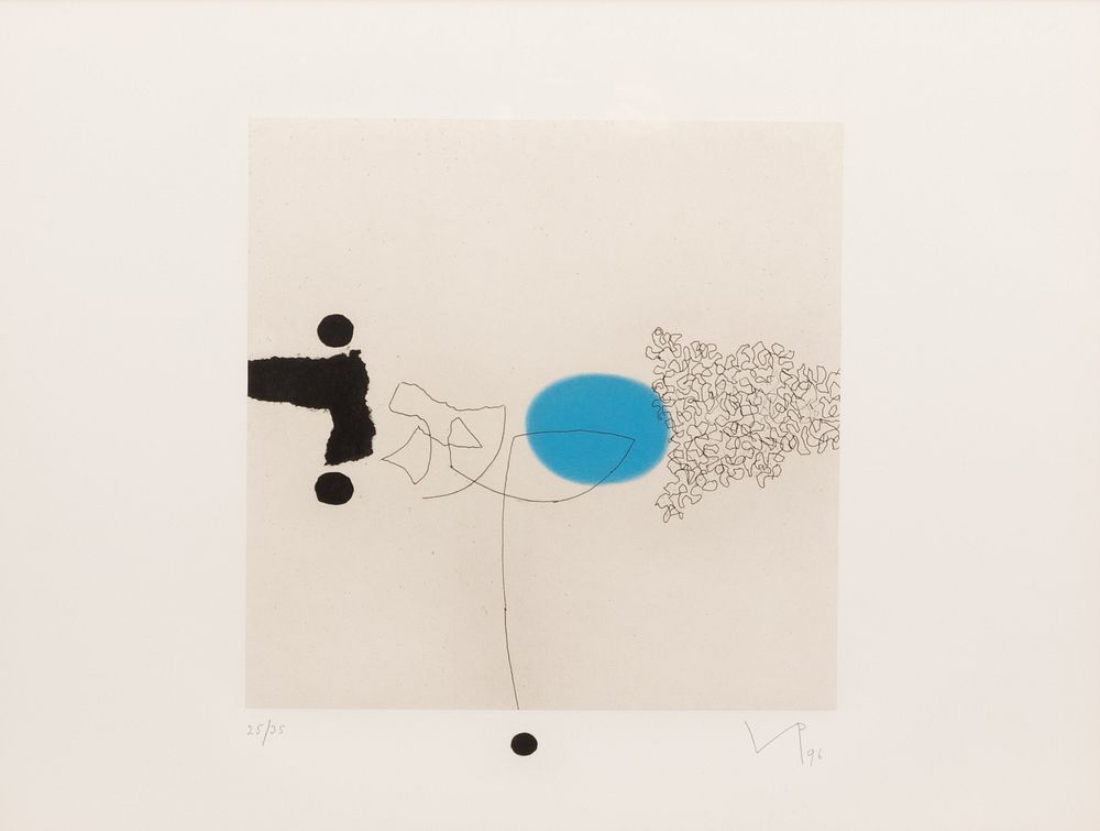 Appraisal: Victor Pasmore British - Sensory World four plates from the