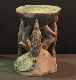 Appraisal: New Guinean Stool Carved in the form of a Crocodile