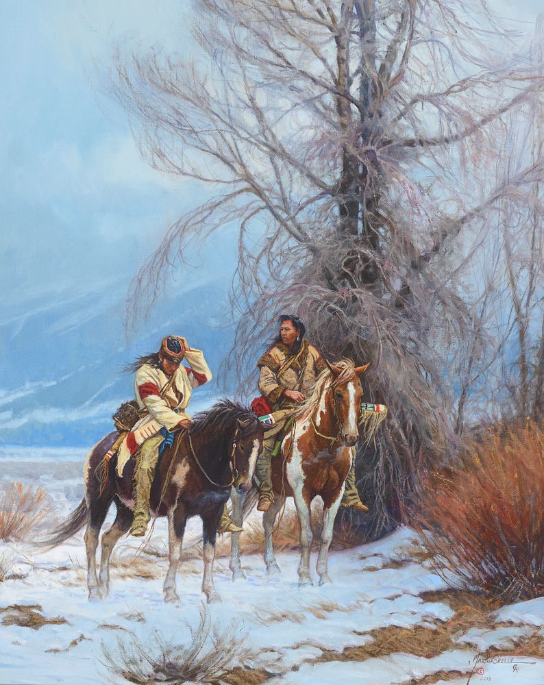 Appraisal: Martin Grelle b Windbreak Martin Grelle b Windbreak oil on