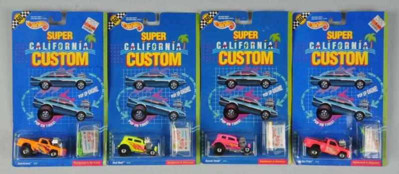 Appraisal: Lot of Mattel Hot Wheels Super California Customs Description Includes