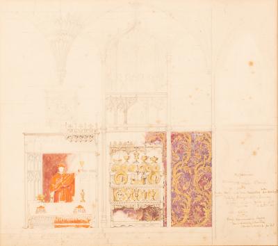 Appraisal: Percy Thomas Maquiod - Design for Act I Scene of