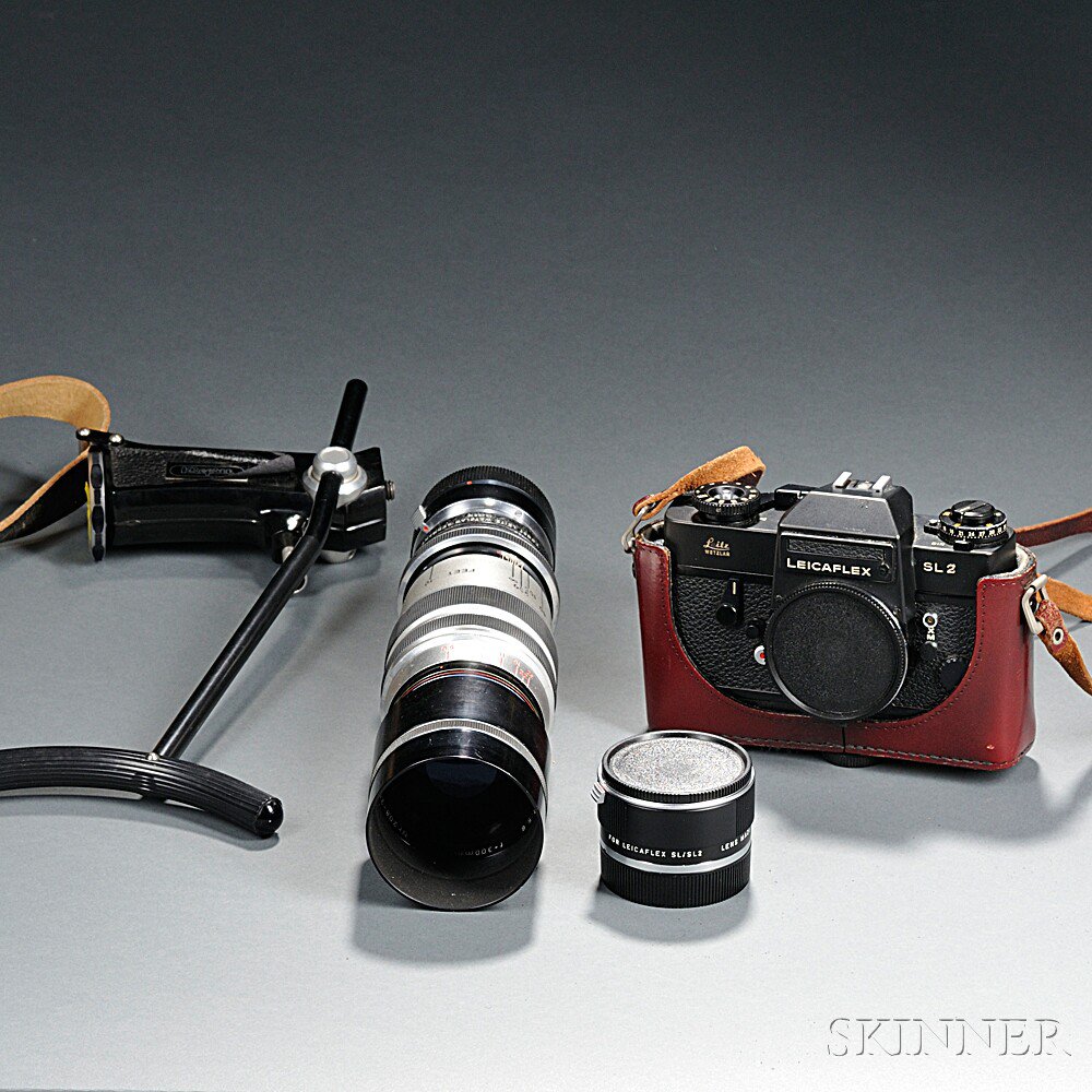 Appraisal: Leicaflex SL Body and a Kilfitt Lens Germany black body