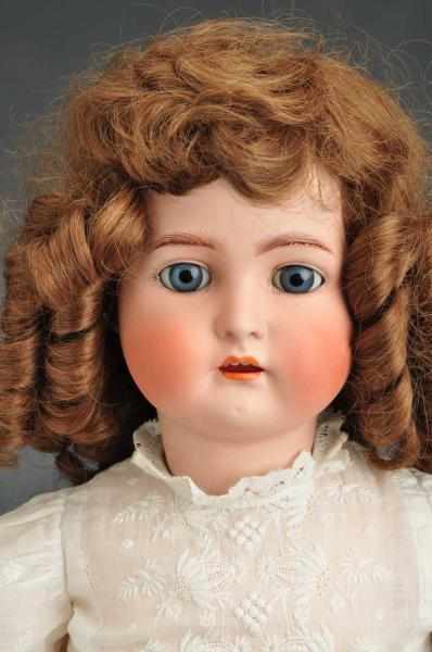 Appraisal: German Bisque Kammer Reinhardt Child Doll Description Bisque socket head