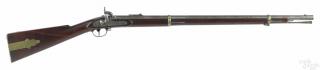 Appraisal: J H Krider militia percussion rifle caliber one of only