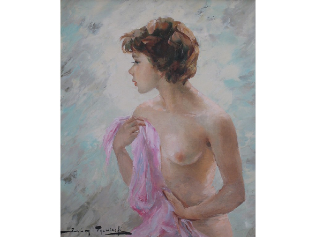 Appraisal: IGOR TALWINSKI A nude study of a young woman signed