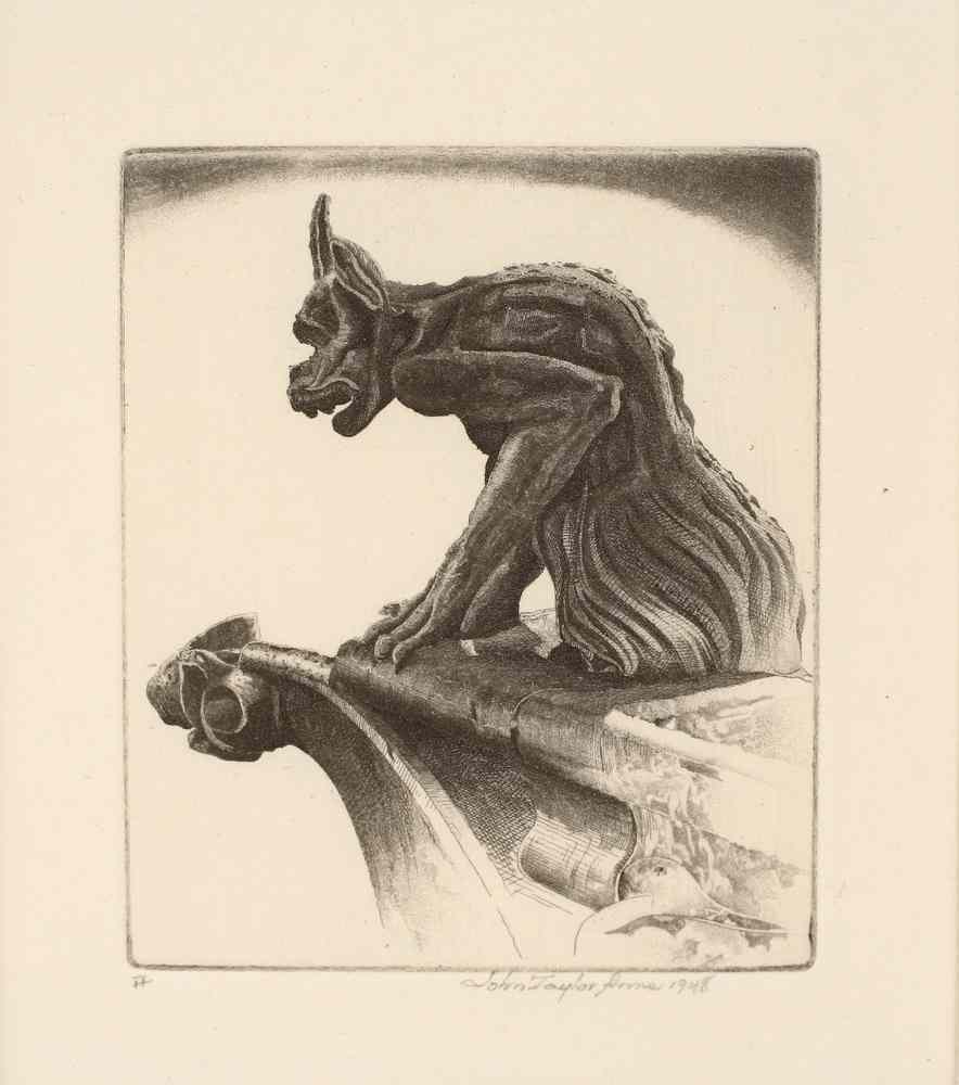 Appraisal: ETCHING - 'Une Chim re' by John Taylor Arms NY