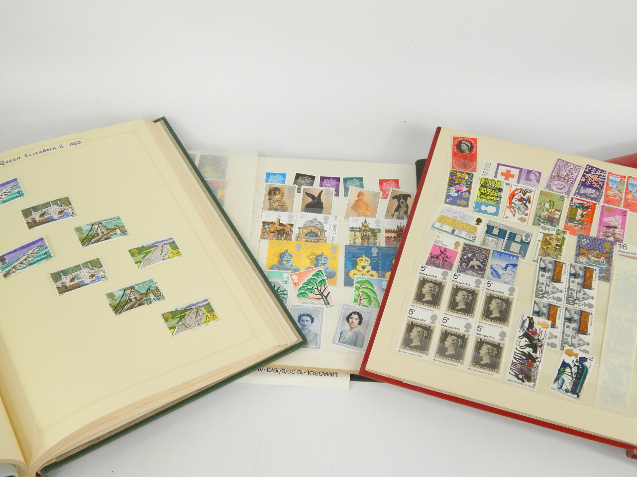 Appraisal: A mixed used accumulation of GB stamps QV - QEII