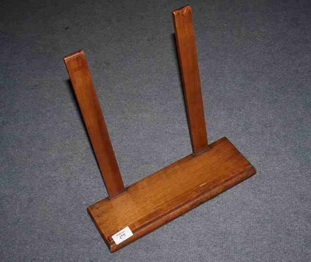 Appraisal: A table top mahogany picture stand wide x high and