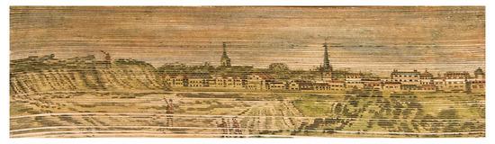 Appraisal: FORE-EDGE PAINTINGS American Views Three volumes with fore-edge paintings The