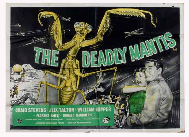 Appraisal: THE DEADLY MANTIS Universal International horror starring Craig Stevens British