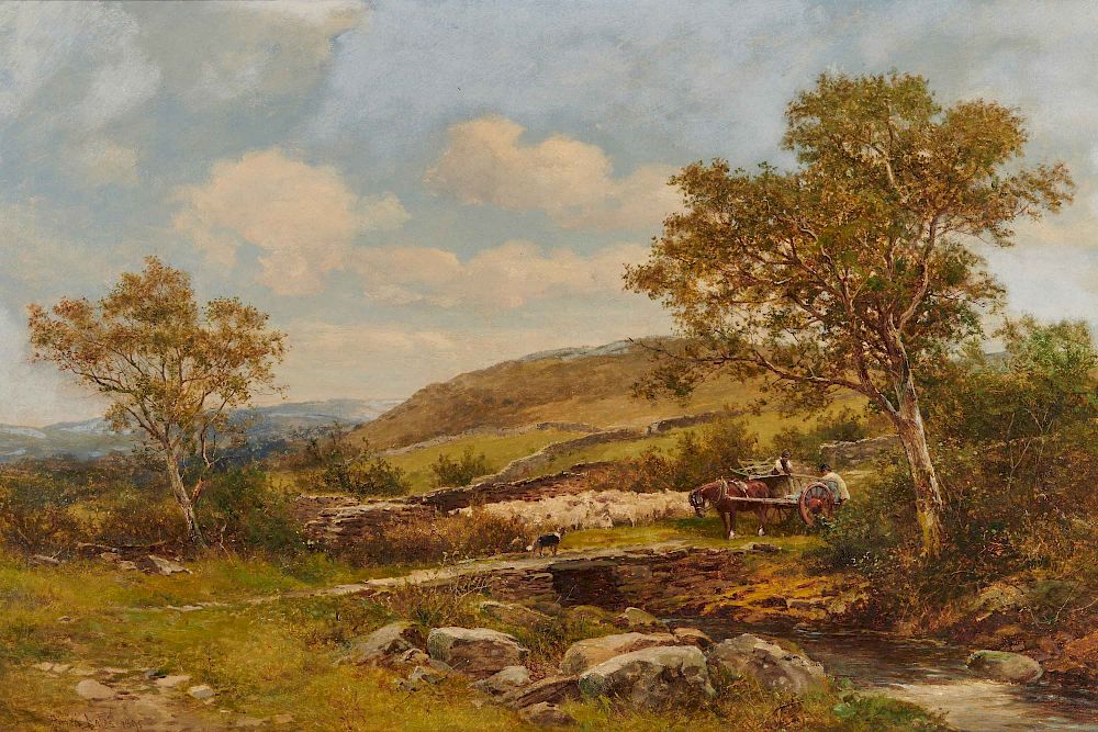 Appraisal: DAVID BATES English - Near Bettws-y-Coed DAVID BATES English -