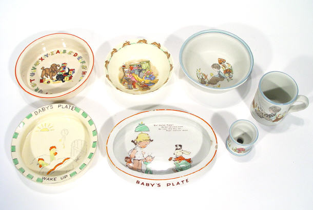 Appraisal: Group of children's nursery items including a Mabel Lucie Attwell