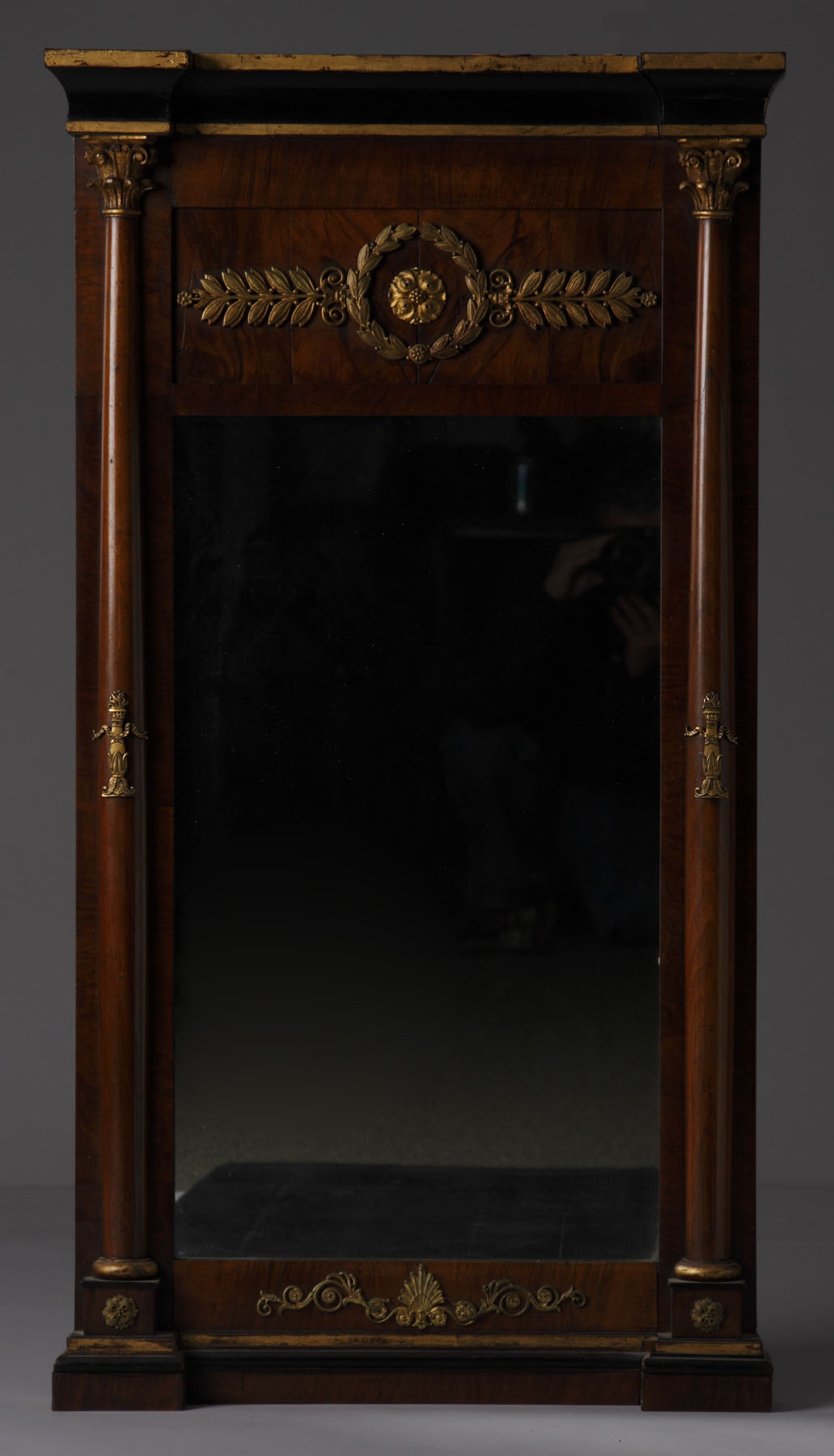 Appraisal: Carved Italian Mirror Late th cent Condition Very good Dimensions