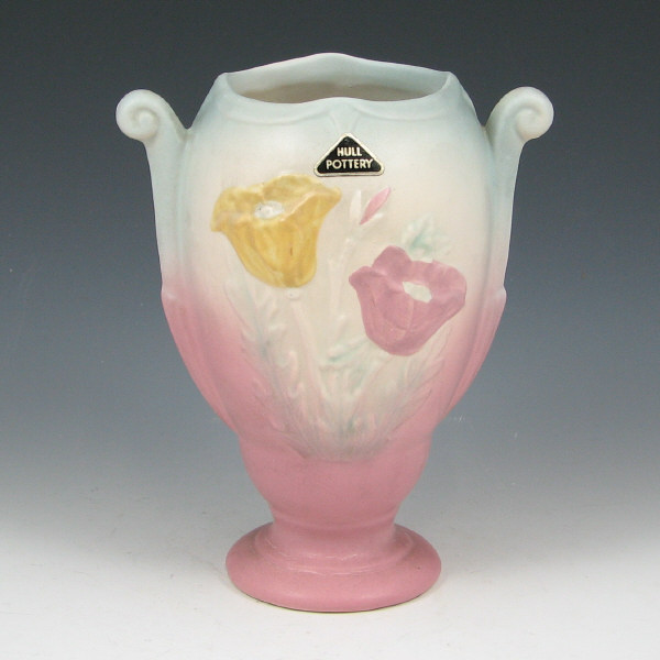 Appraisal: Hull Poppy - Vase - Mint w Label Poppy vase