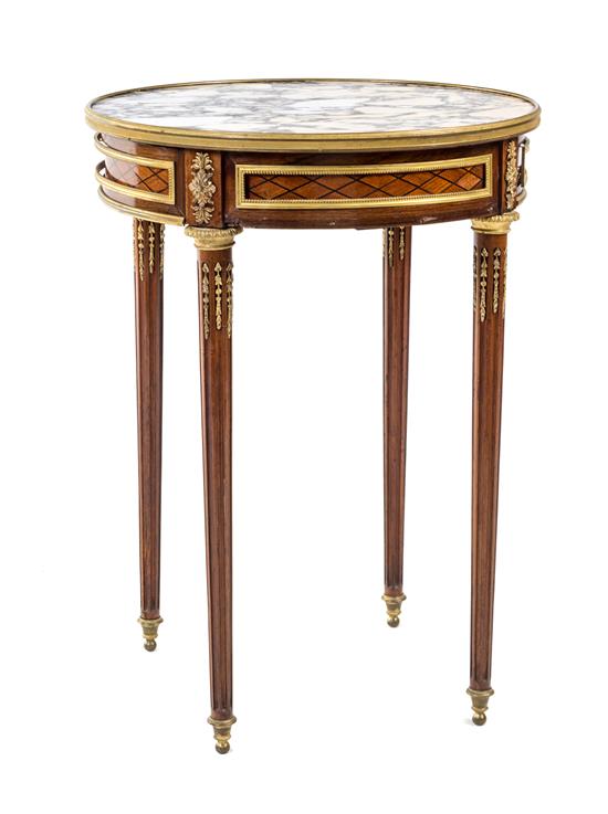 Appraisal: Sale Lot A Louis XVI Style Gilt Bronze Mounted Mahogany