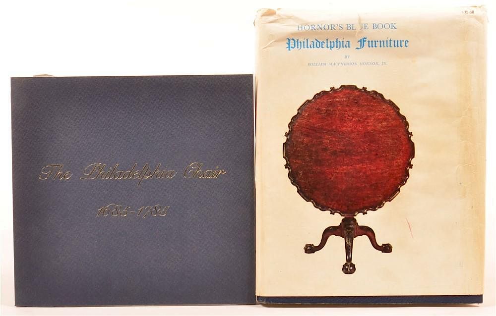 Appraisal: Book Lot Two Volumes Book Lot Two Volumes Philadelphia Furniture