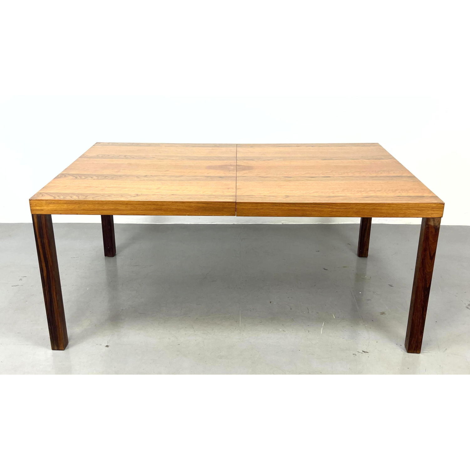 Appraisal: Rosewood Dining Table Baughman style Dimensions H inches W inches