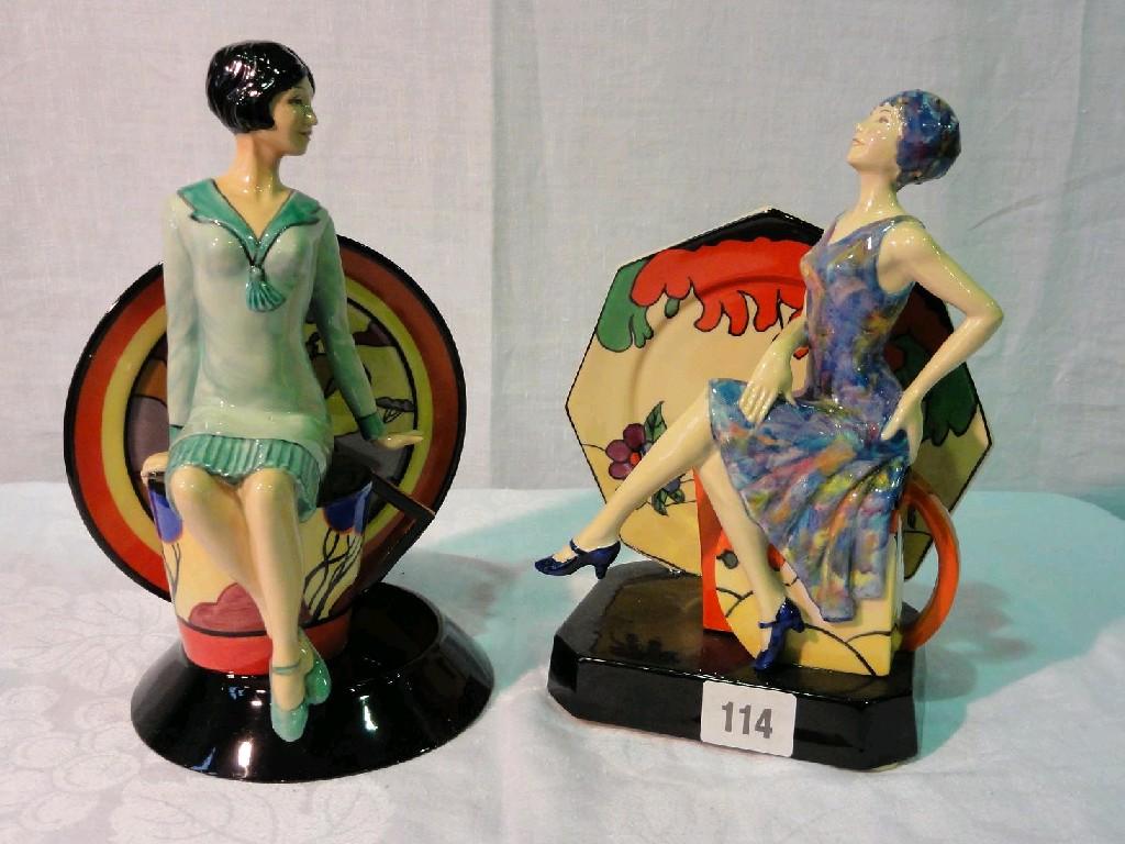 Appraisal: A pair of limited edition Kevin Francis figures modelled by