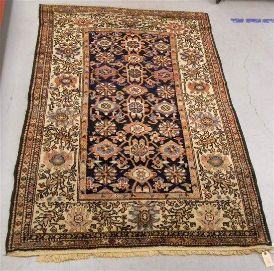 Appraisal: Antique Persian ' '' x ' '' royal blue field