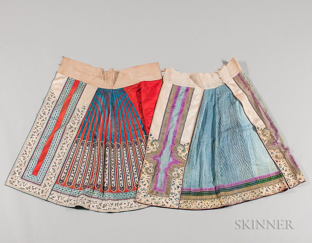 Appraisal: Han-style Apron Skirt Baizhequn Han-style Apron Skirt Baizhequn China th