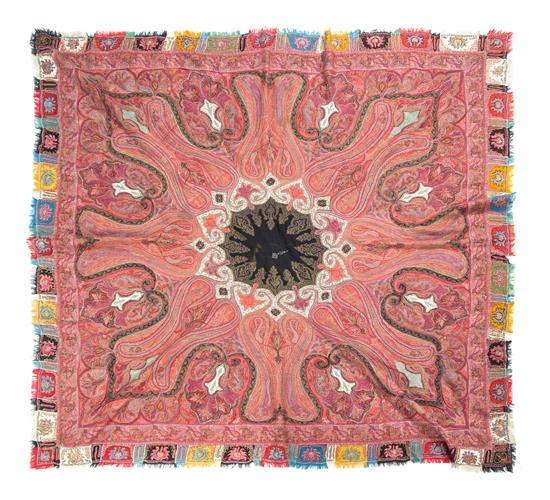 Appraisal: Sale Lot An Indian Paisley Shawl having a central sixteen-point