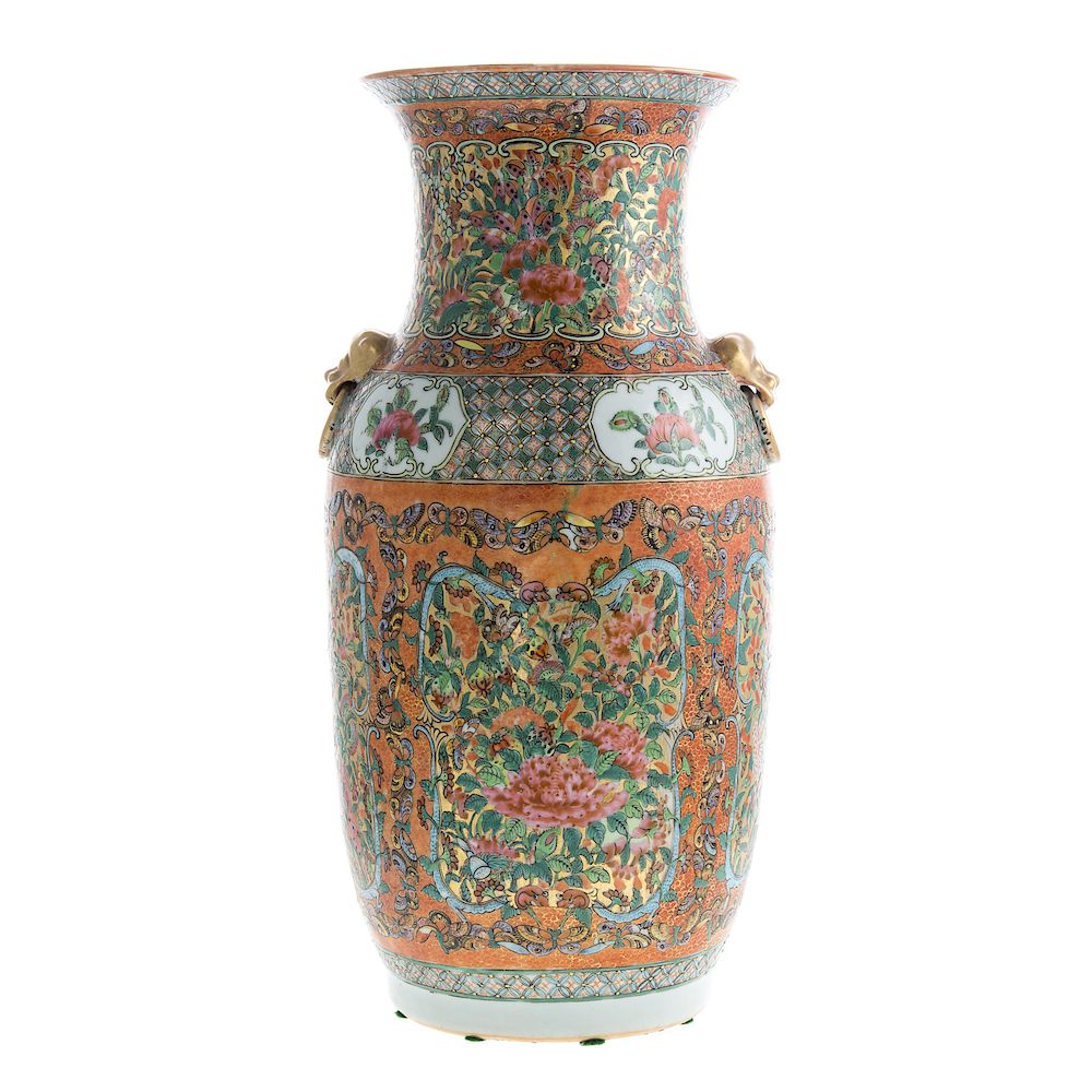 Appraisal: Chinese Export Famille Rose Vase mid th century for the