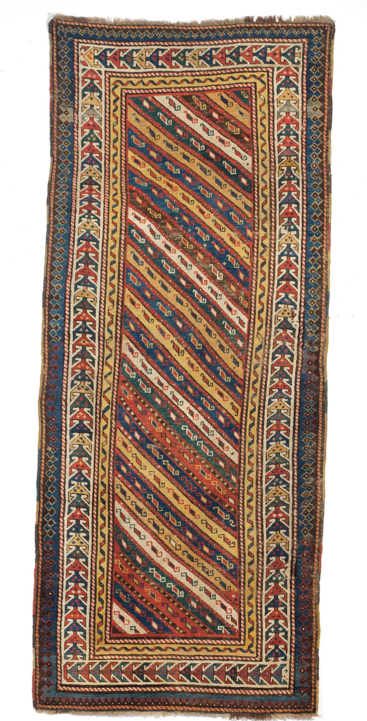 Appraisal: GENDJE LONG RUG CENTRAL CAUCASUS LATE NINETEENTH CENTURY Having a