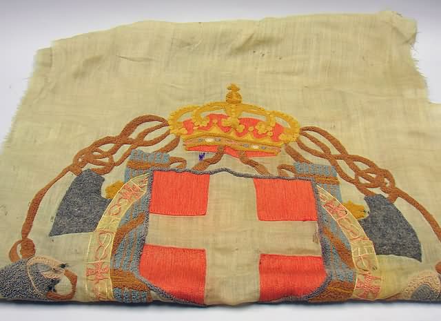 Appraisal: German Imperial embroidered textile piece