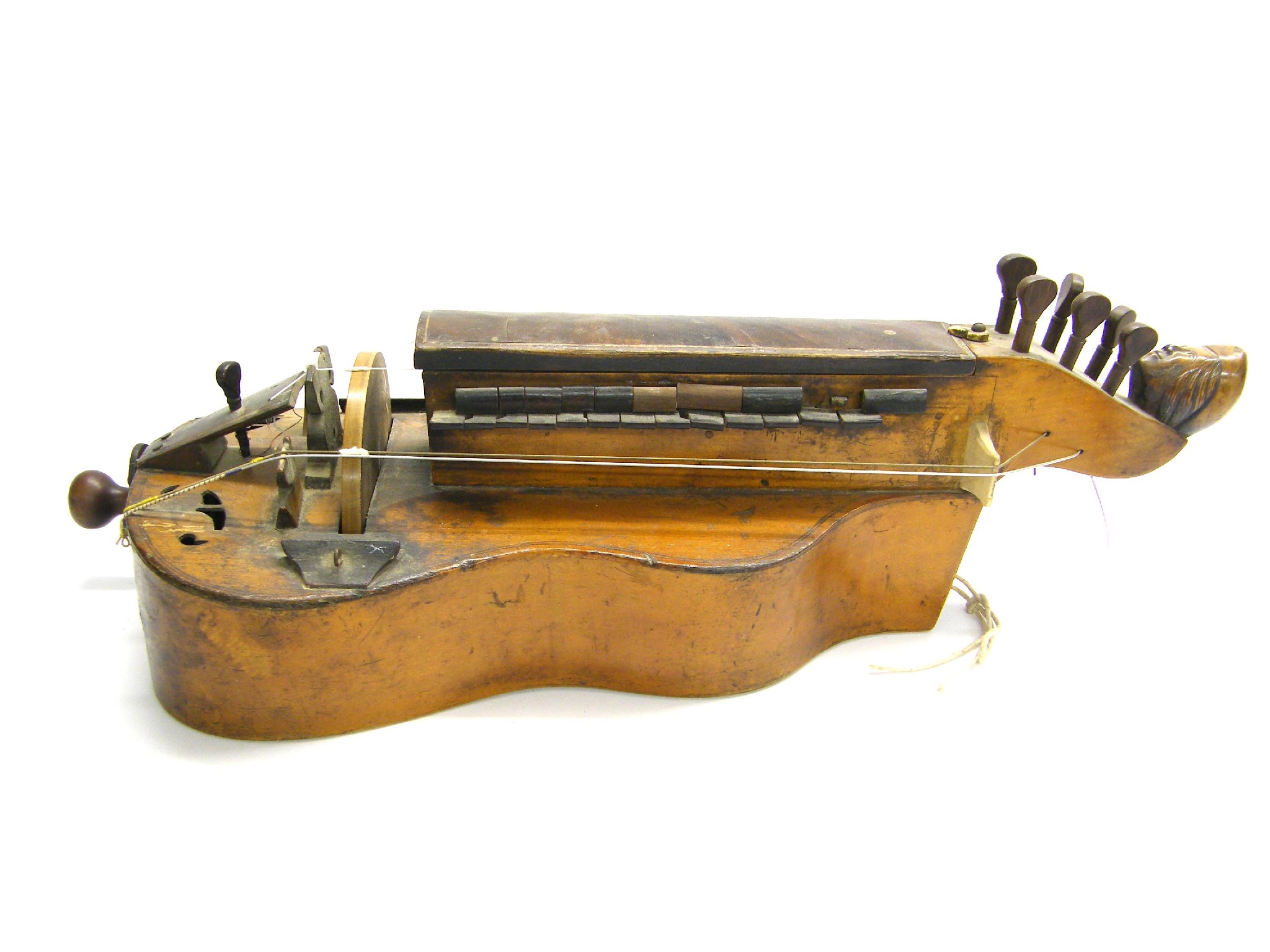 Appraisal: Interesting antique hurdy gurdy at fault