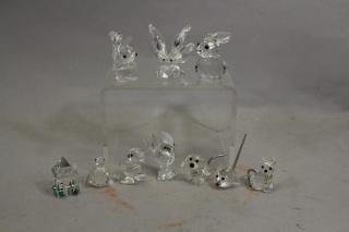 Appraisal: Swarovski Crystal Figurines Assorted Swarovski Crystal Figurines