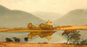 Appraisal: Joseph Kirkpatrick - - Loch Awe and Neidpath Castle Peebles