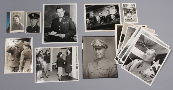 Appraisal: Grouping of photographs x of various US military officers including