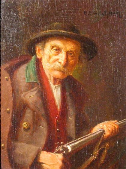 Appraisal: SYLVESTER SCHMITZ german th early th century TYROLEAN PEASANT Signed