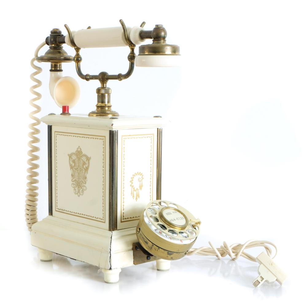 Appraisal: FRENCH ROTARY PHONE W HAND CRANK EXPOGAFrench Rotary Phone with