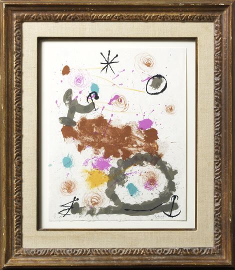 Appraisal: Joan Miro Spanish - Quelques Fleurs Pour Mes Amis lithograph