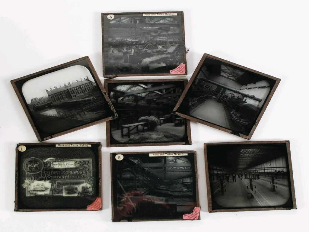 Appraisal: COLLECTION OF LATE NINETEENTH EARLY TWENTIETH CENTURY LANTERN SLIDES of