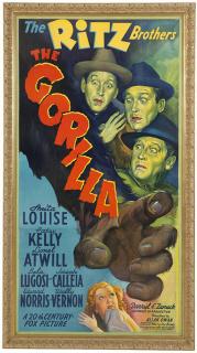 Appraisal: The Gorilla with The Ritz Brothers movie poster th Century