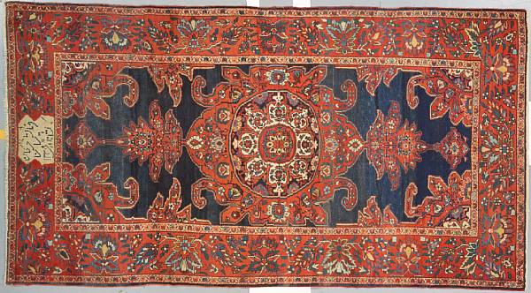 Appraisal: A Malayer runner Central Persia circa size approximately ft in